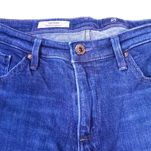 AG ADRIANO GOLDSCHMEID -Prima Mid- Rise Cigarette Denim Skinny Leg Jeans - Picture 4 of 15